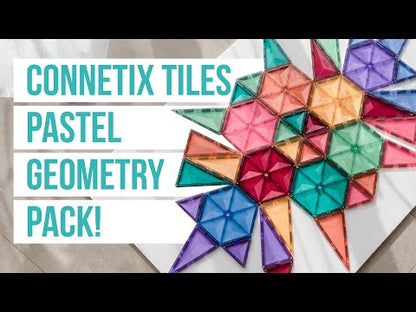 Magnetic Tiles - 40 piece Pastel Geometry Pack
